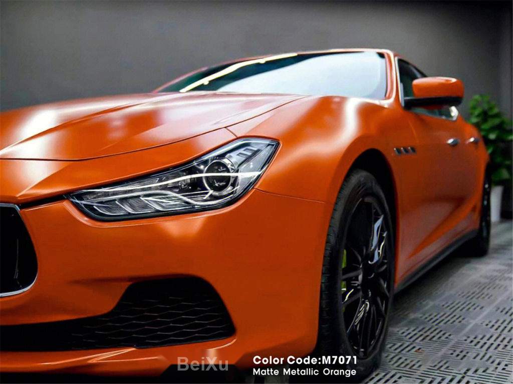 Matte Metallic Orange Vinyl image 6