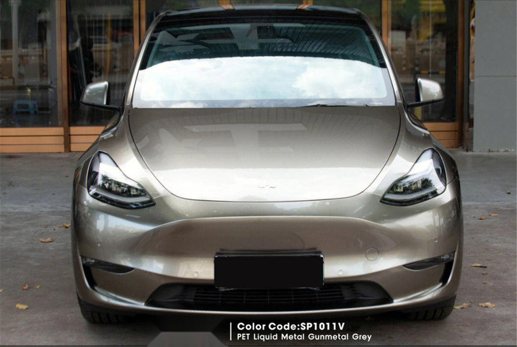 PET Liquid Metal Gunmetal Grey Vinyl alternate view