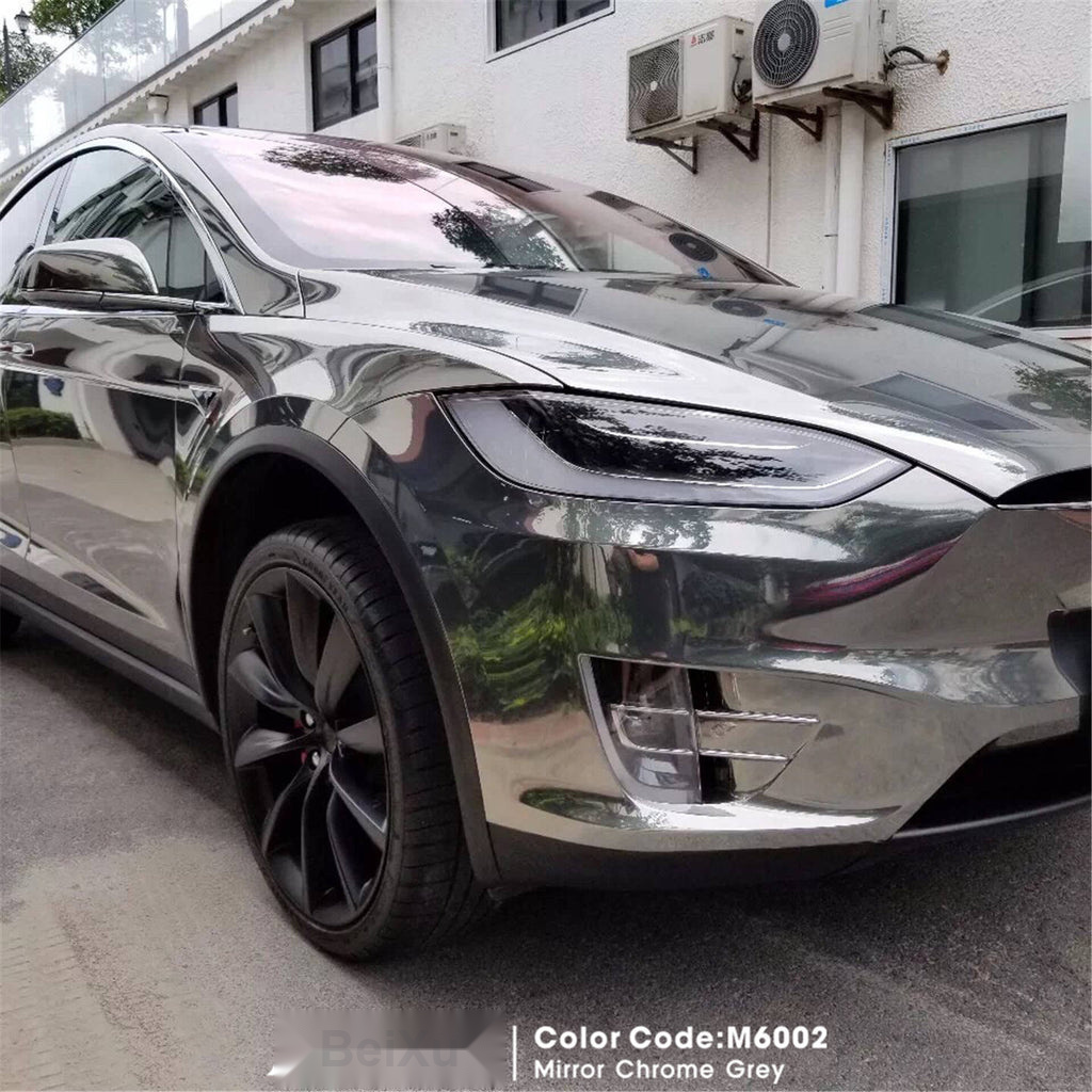 Mirror Chrome Grey Vinyl image 7