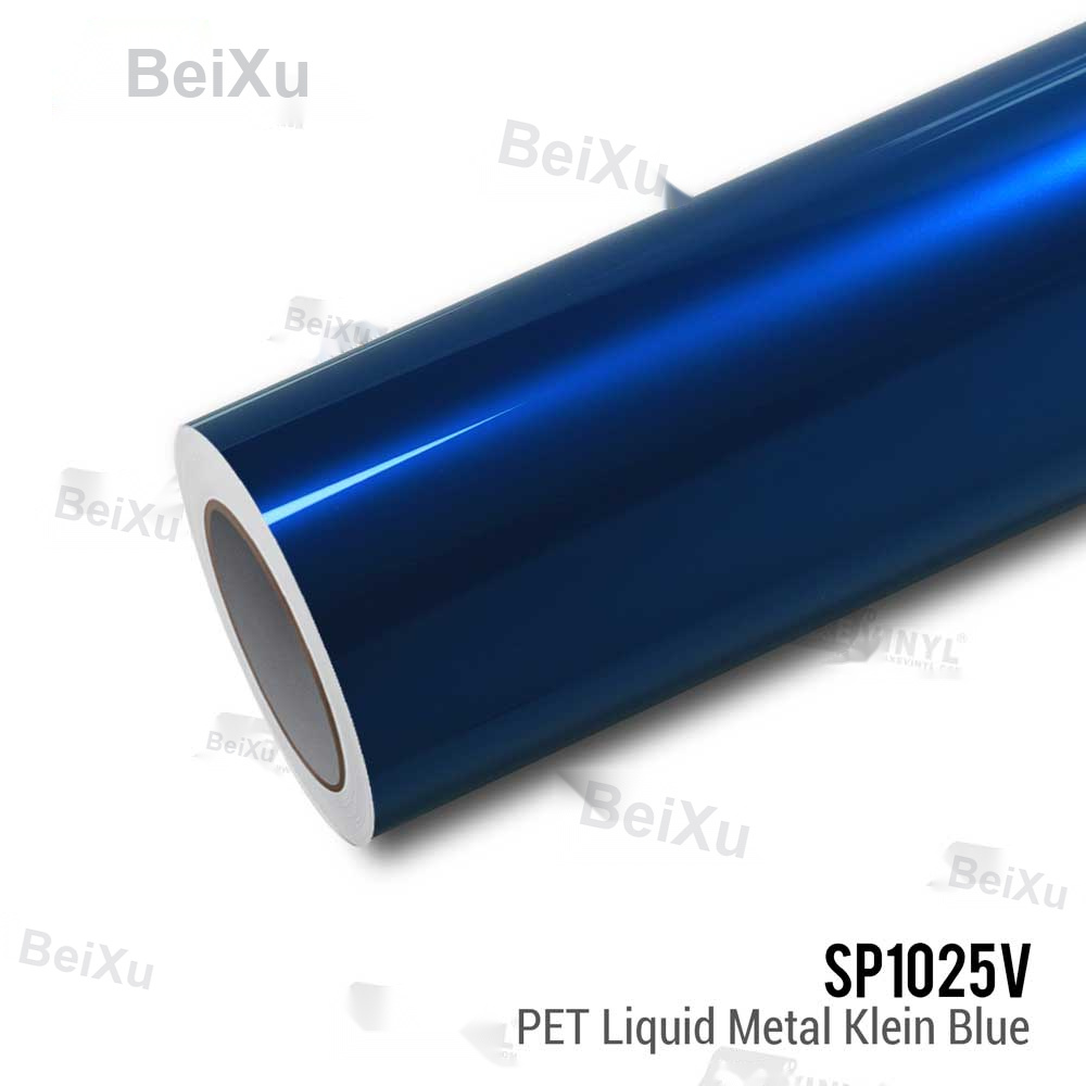 PET Liquid Metal Klein Blue Vinyl
