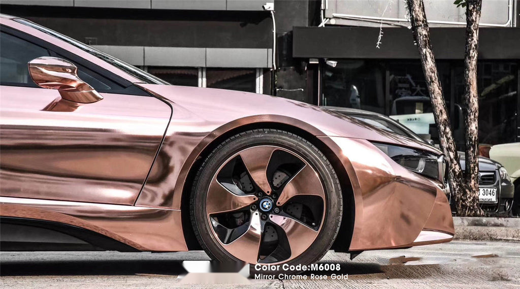 Mirror Chrome Rose Gold Vinyl image 3